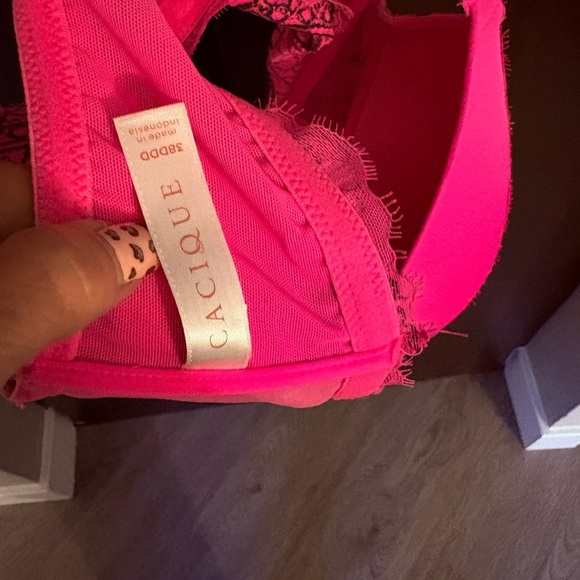 Lane Bryant Pink Lace Push-Up Bra - Picture 5 of 5